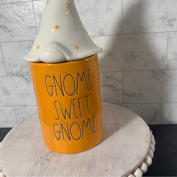 Rae Dunn gnome sweet gnome scented candle woodland trail scent - Picture 7 of 10